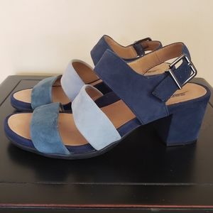 Real suede Earth sandals